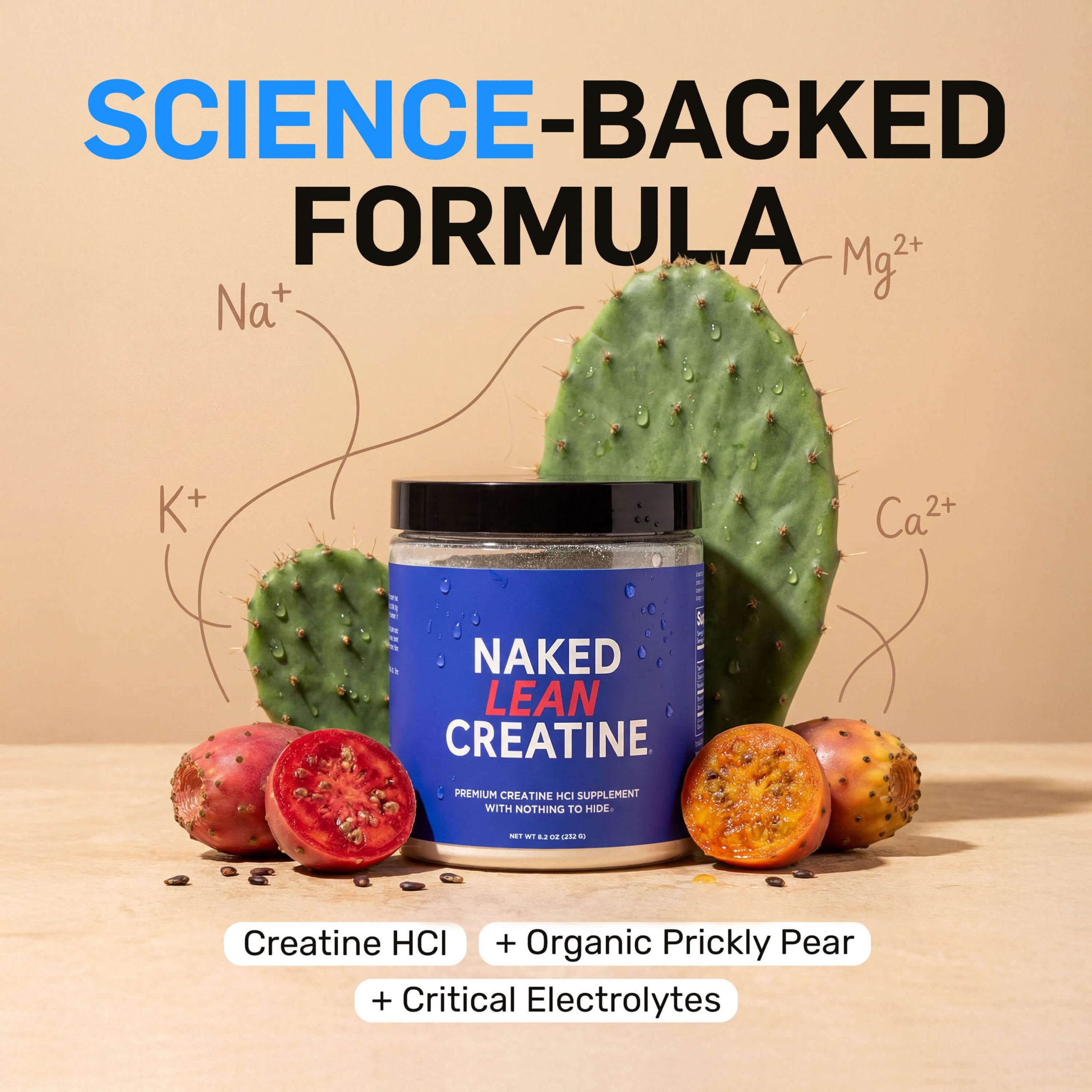 Creatine HCl Powder - Unflavored, Simple Performance Training Support
