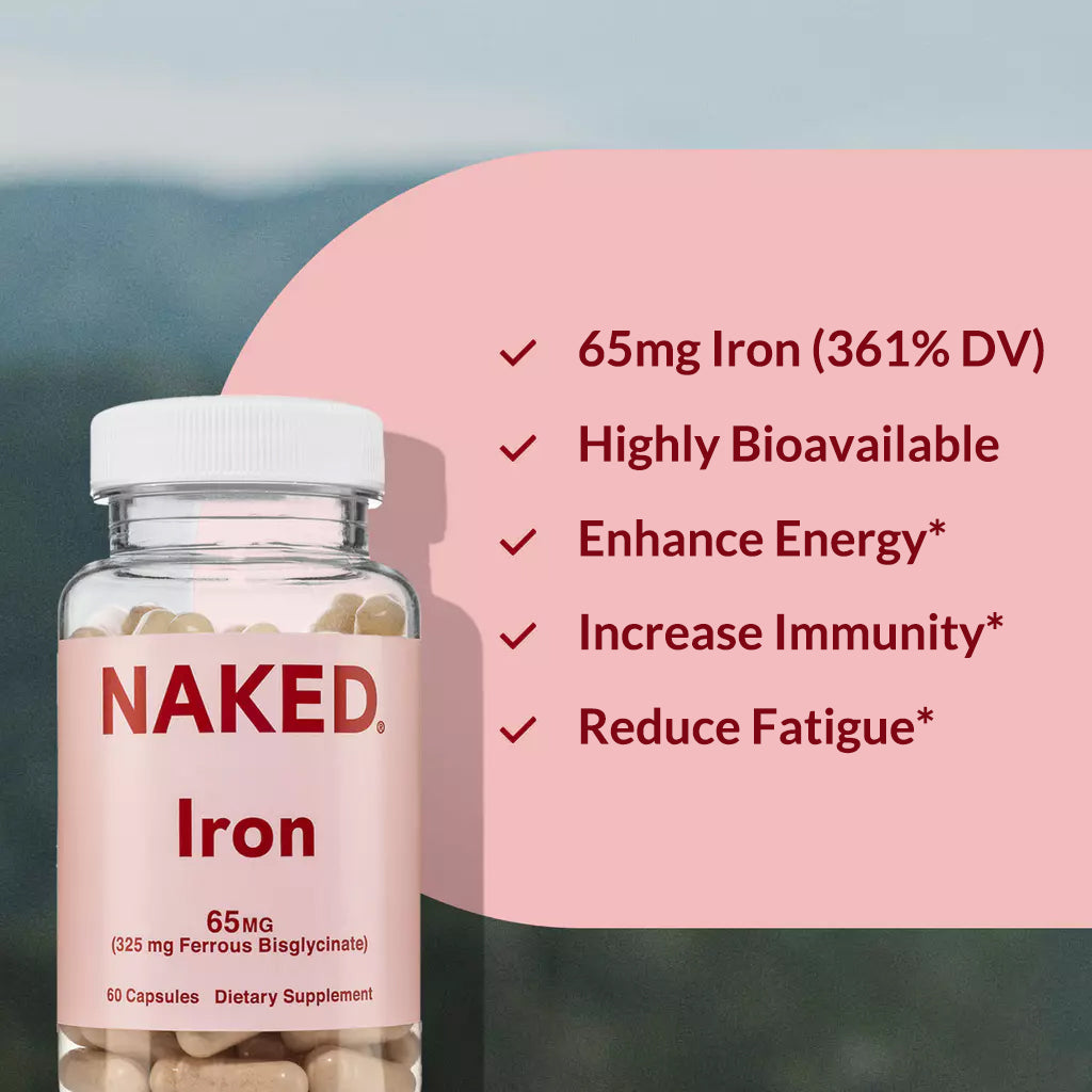 Daily Iron Supplement - Iron, Minimal Ingredient Health Support