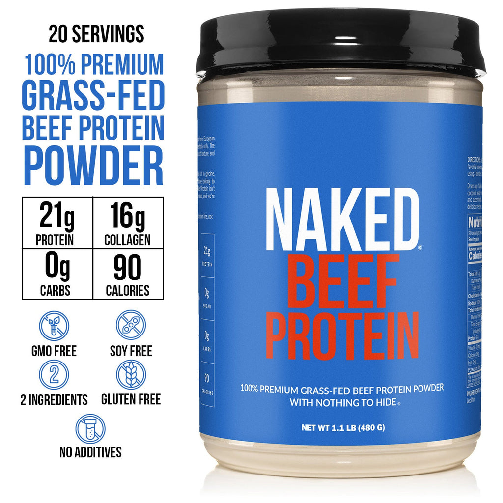 Beef Protein Powder - Unflavored, Easy Mixing Nutrition Support