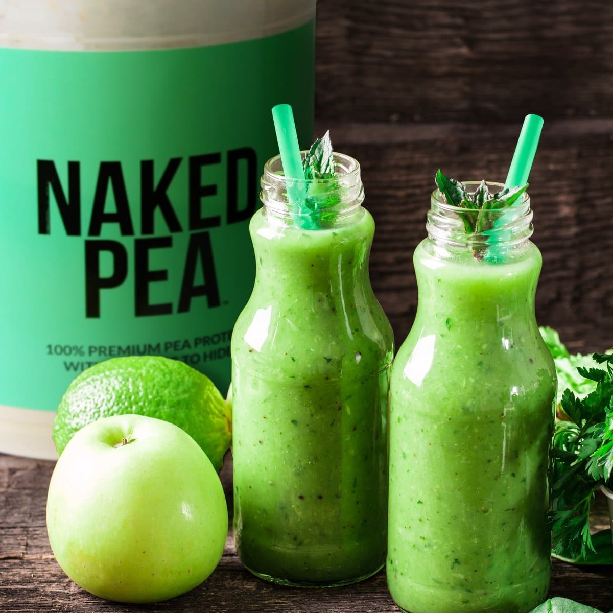 Vanilla Pea Protein Powder - Vanilla, Smooth Plant Protein For Shakes