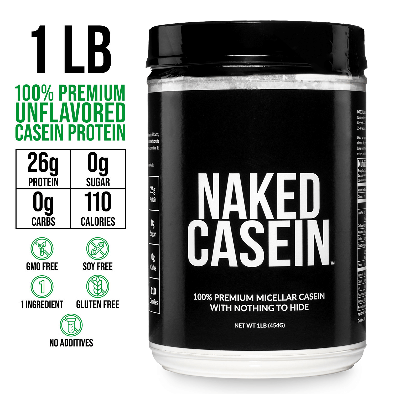 Micellar Casein Protein Powder, Steady Release Protein Nutrition
