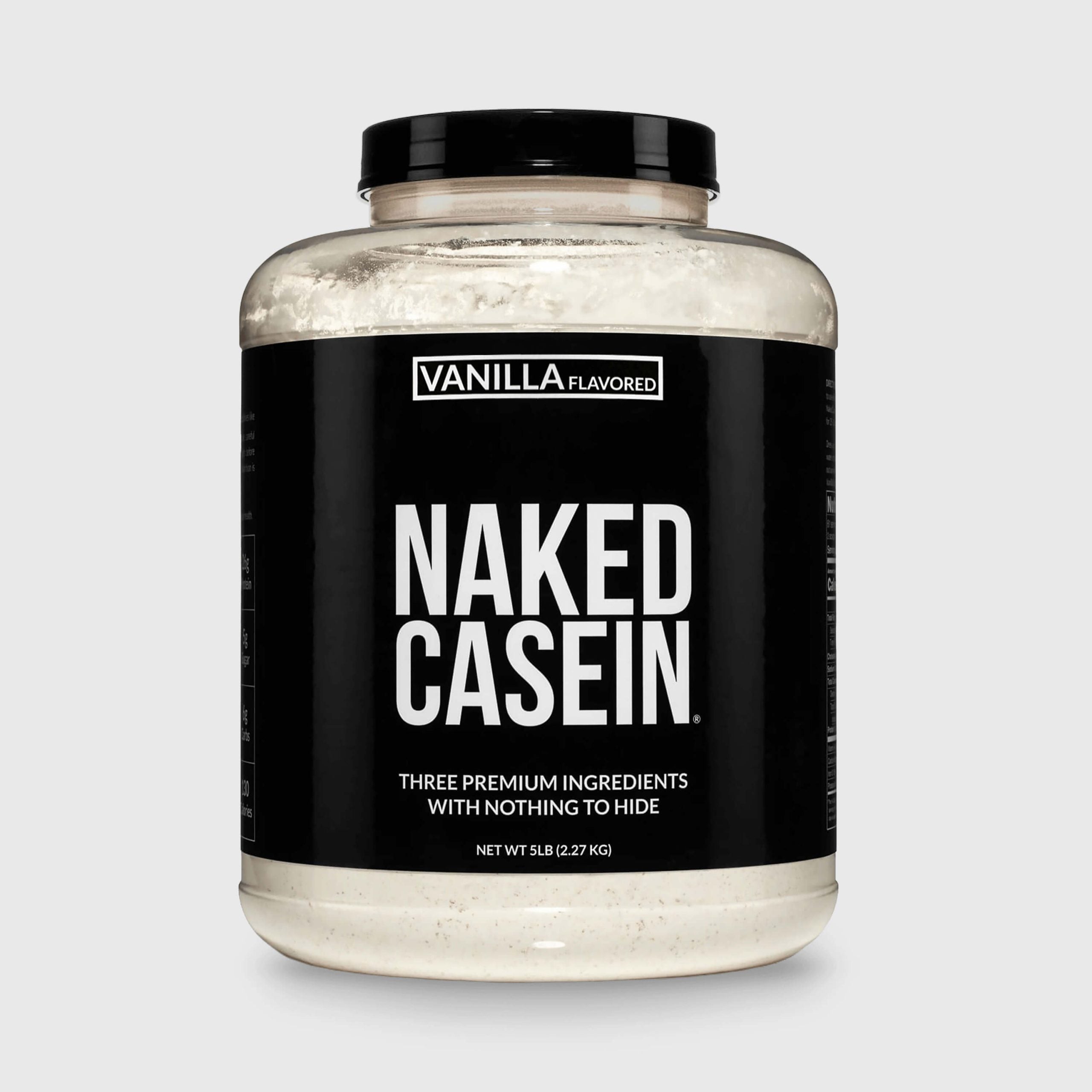Vanilla Casein Protein Powder - Vanilla, Steady Release Protein Nutrition