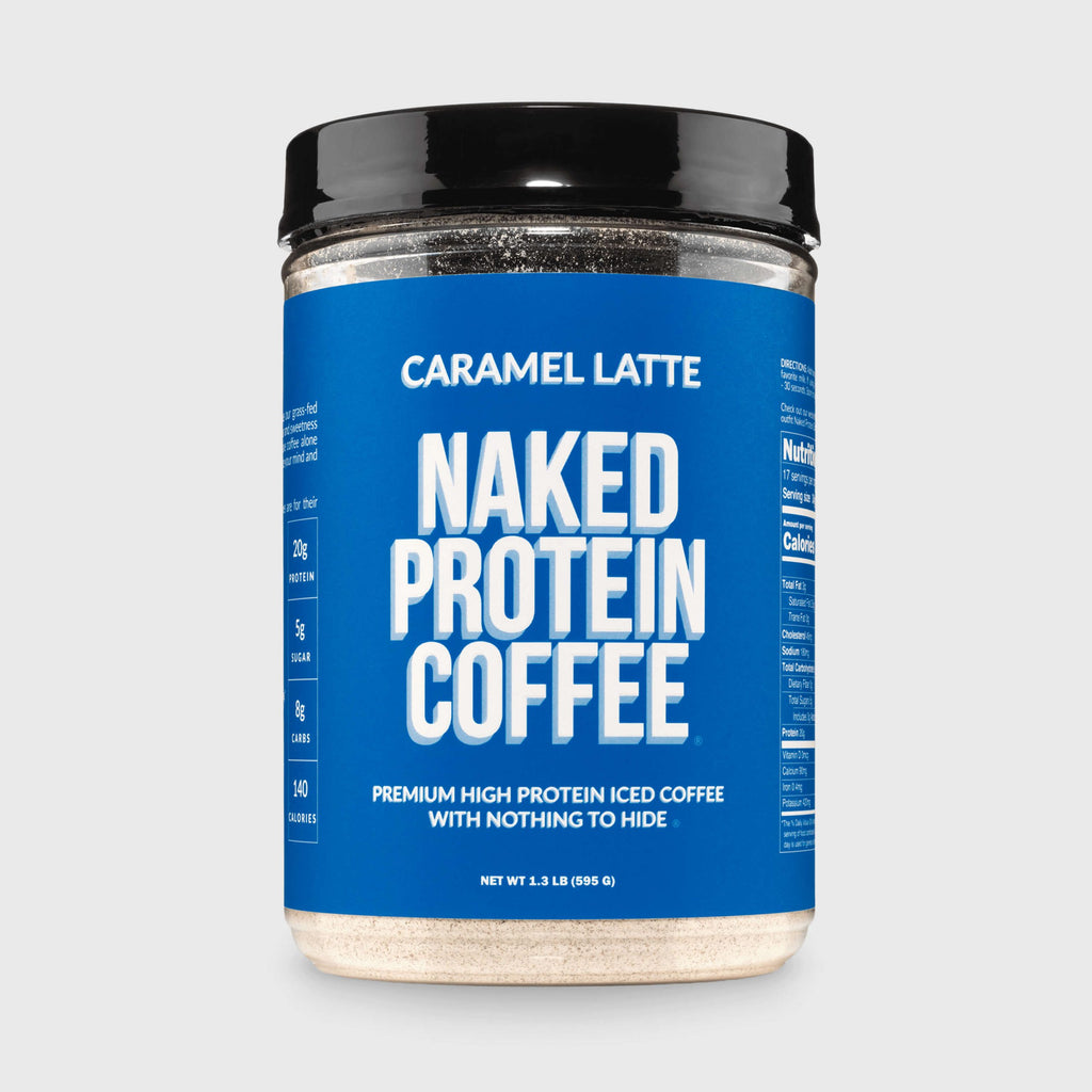 Caramel Latte Protein Iced Coffee - Caramel Latte, Minimal Ingredient Health Support