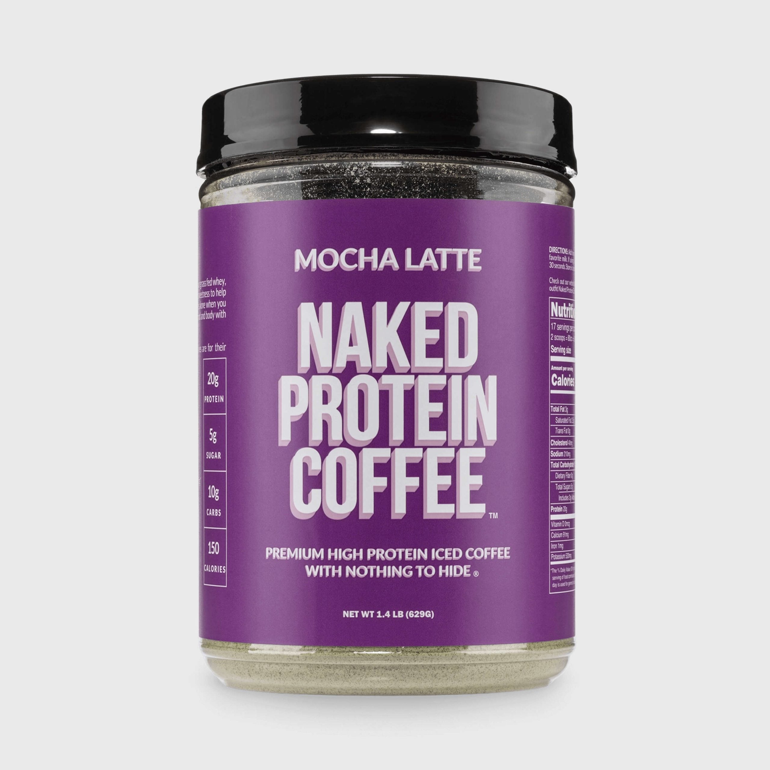 Mocha Latte Protein Iced Coffee - Mocha Latte, Minimal Ingredient Health Support