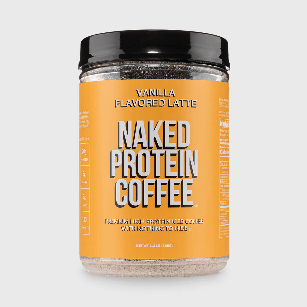 Vanilla Latte Protein Iced Coffee - Vanilla Latte, Minimal Ingredient Health Support