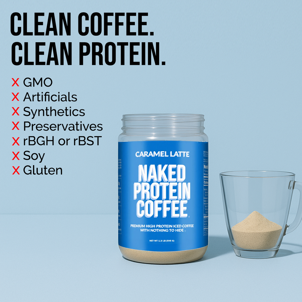 Caramel Latte Protein Iced Coffee - Caramel Latte, Minimal Ingredient Health Support