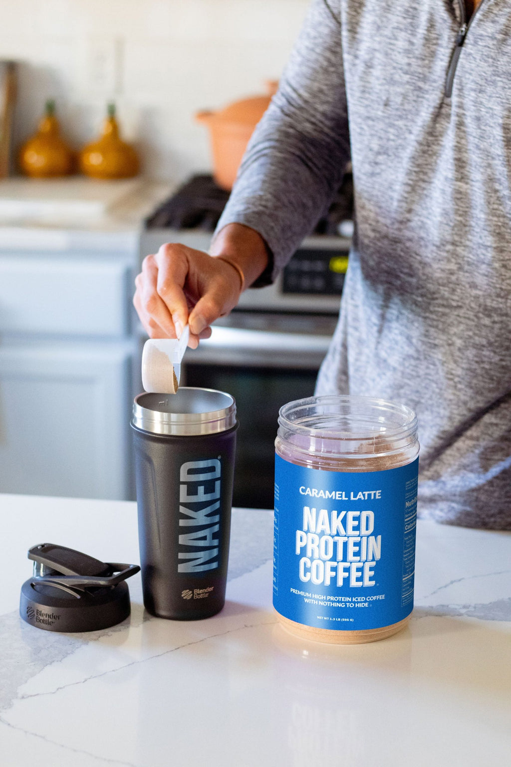Caramel Latte Protein Iced Coffee - Caramel Latte, Minimal Ingredient Health Support