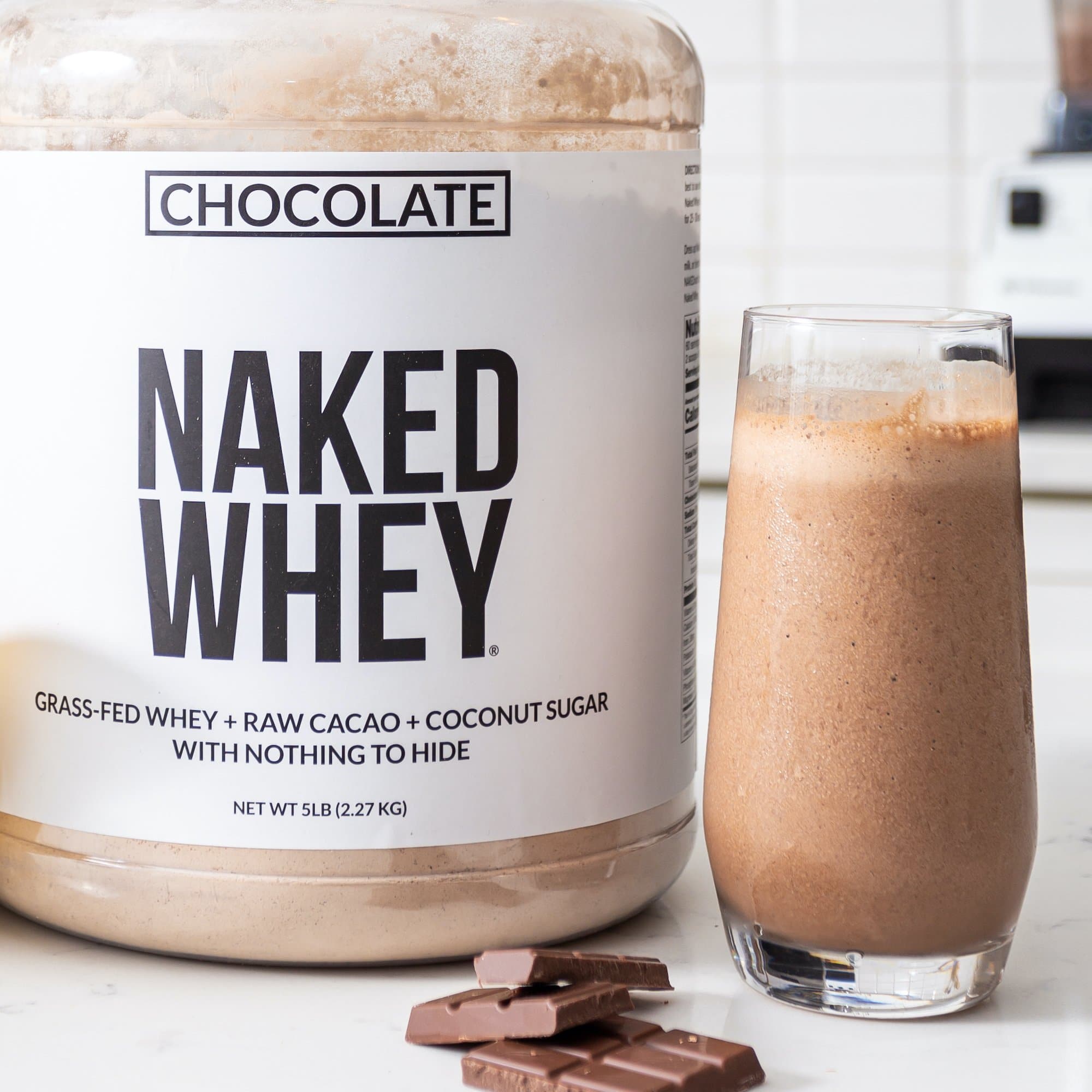 Chocolate Whey Protein Powder - Chocolate, Pure Protein For Everyday Use