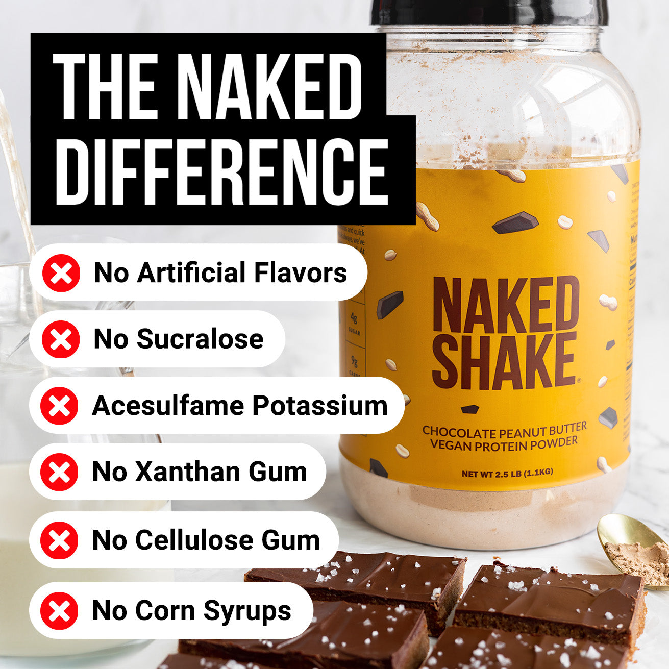 Chocolate PB Protein Shake - Chocolate Peanut Butter, Minimal Ingredient Health Support