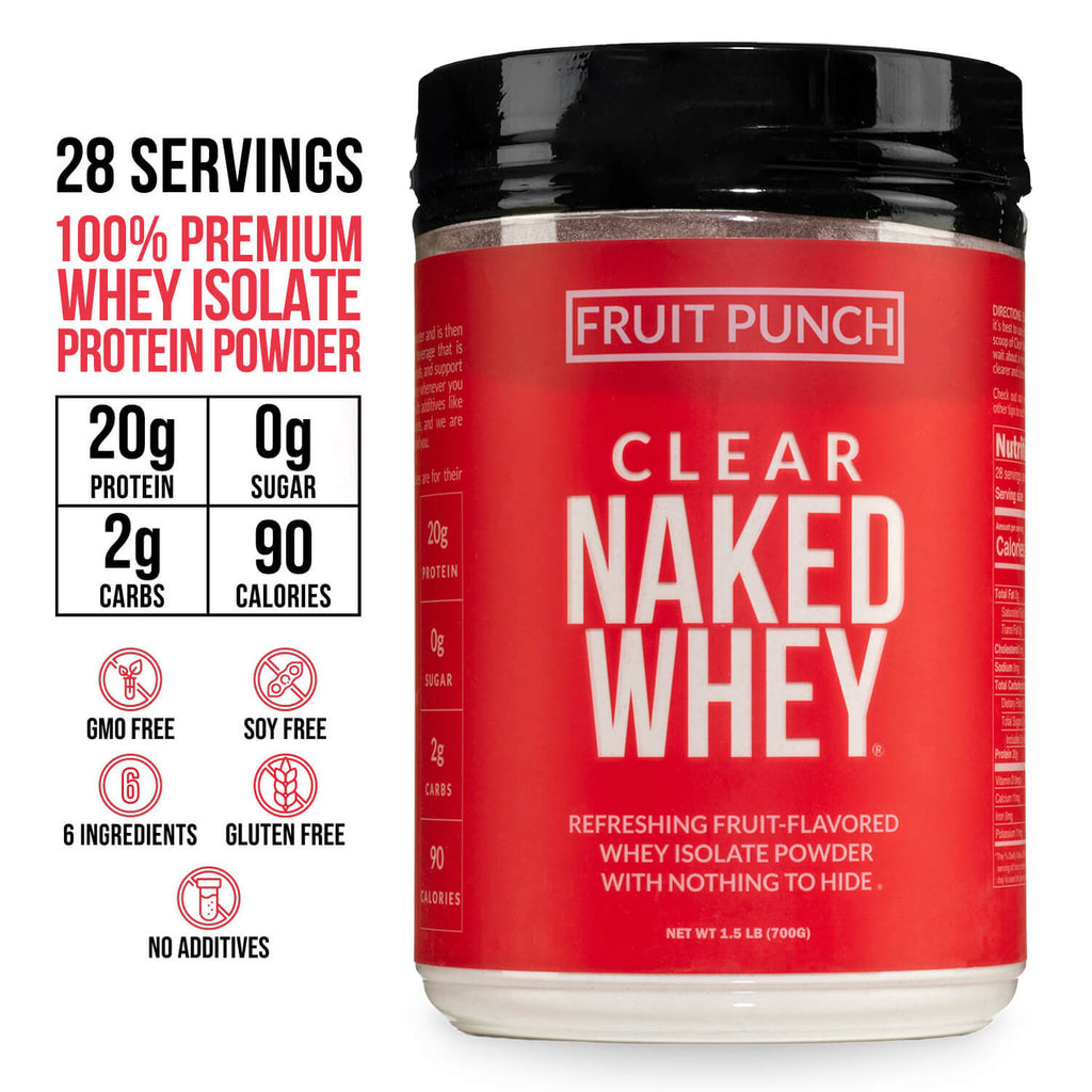 Fruit Punch Whey Protein Isolate - Fruit Punch, Pure Protein For Everyday Use