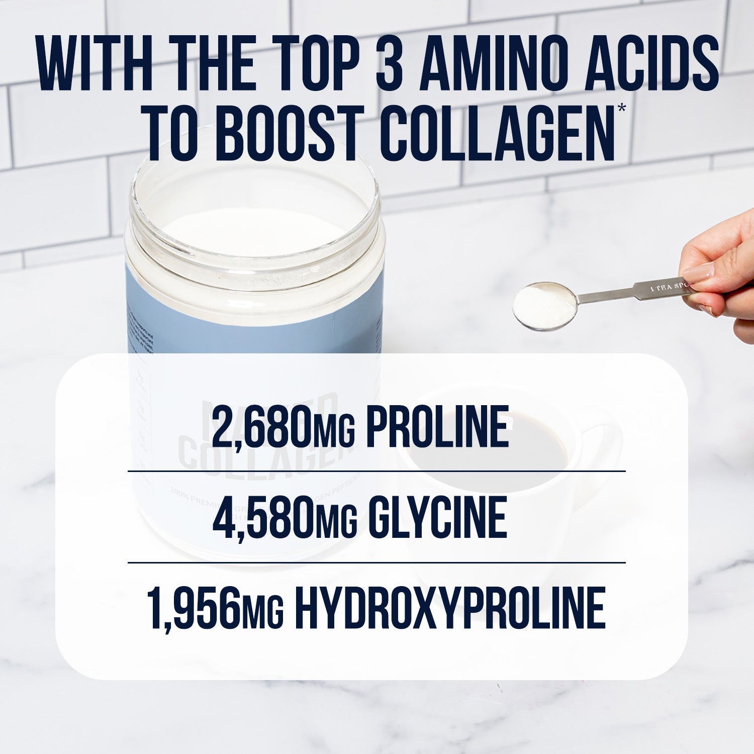 Caramel Collagen Peptides Powder - Caramel Collagen Peptides, Clean Collagen Peptide Support