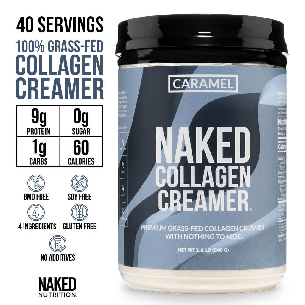 Caramel Coffee Creamer - Caramel Collagen Creamer, Clean Collagen Peptide Support