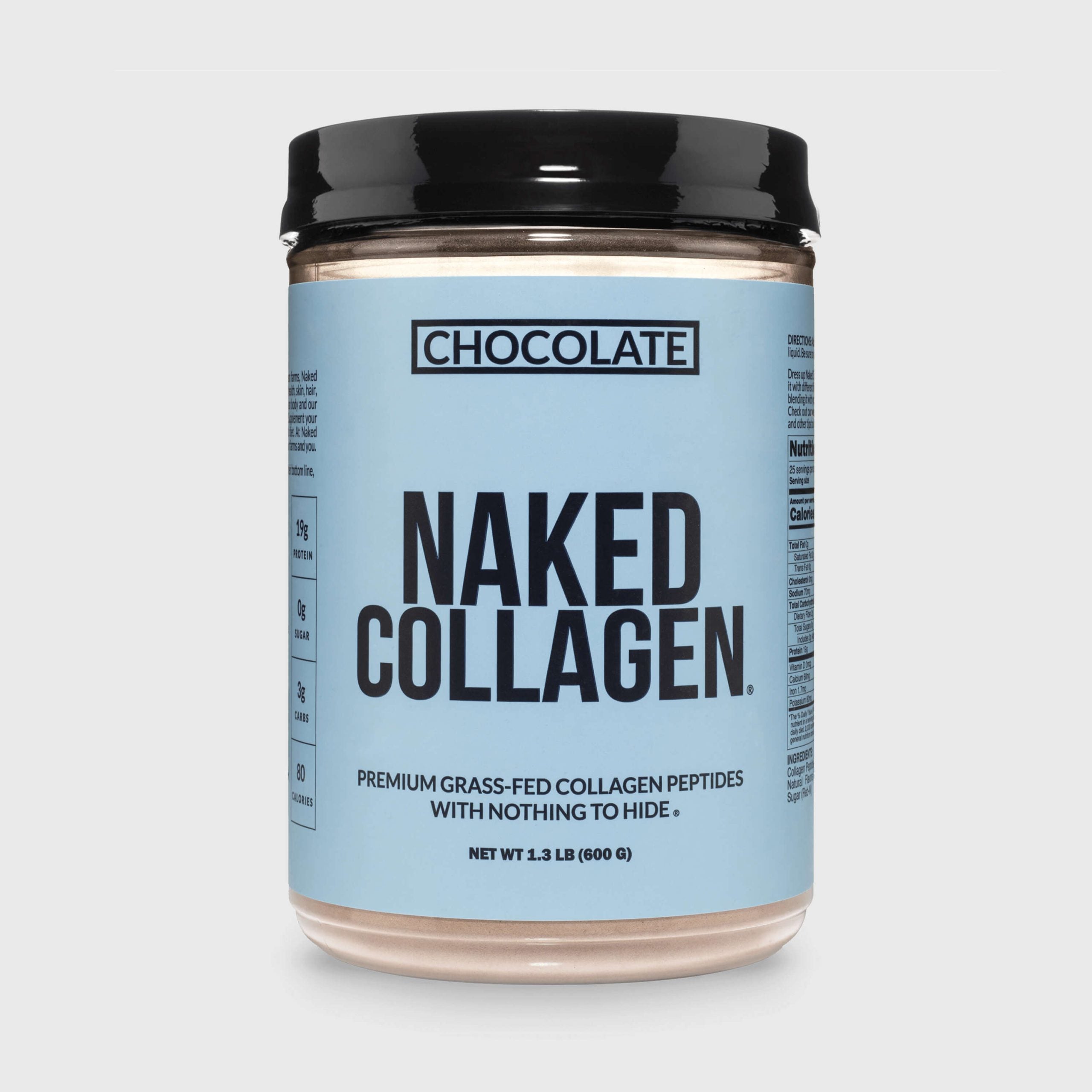 Chocolate Collagen Peptides Powder - Chocolate Collagen Peptides, Clean Collagen Peptide Support