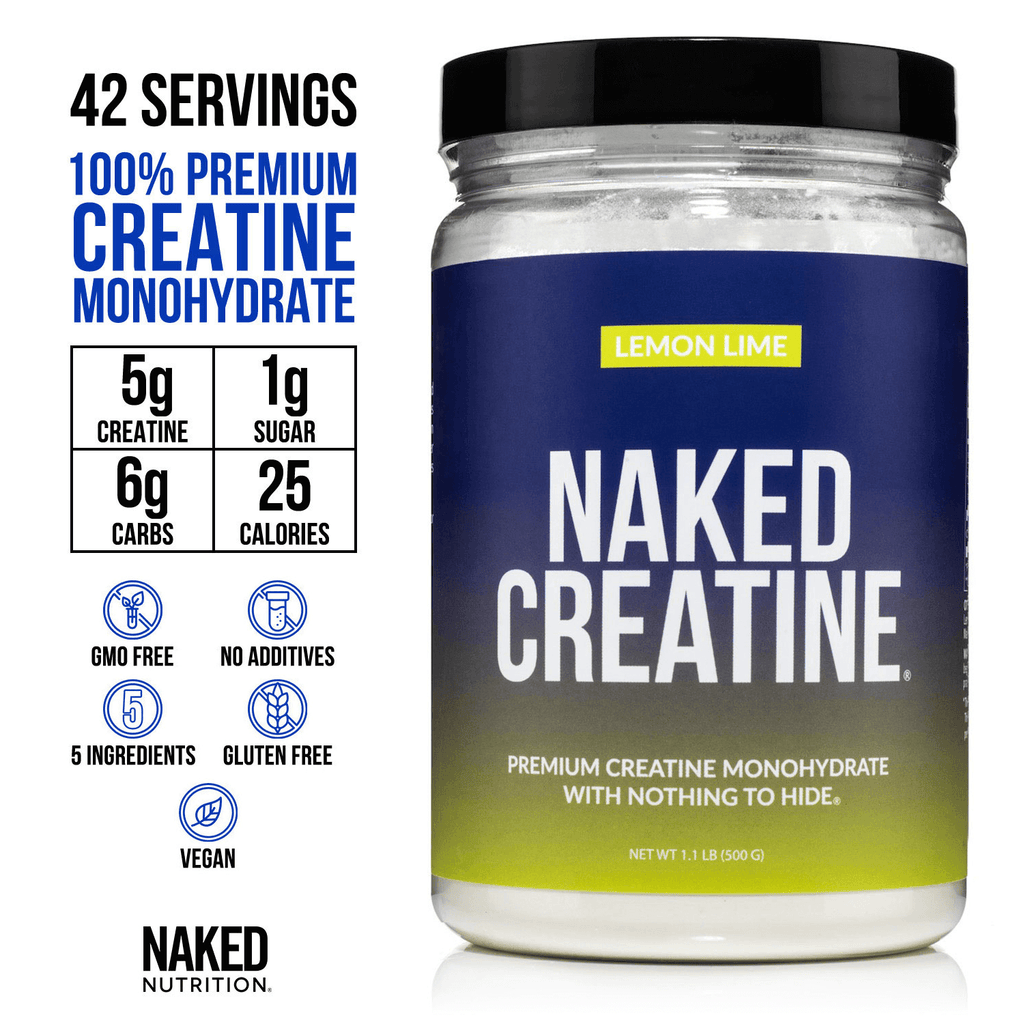 Lemon Lime Creatine Monohydrate Powder - Lemon Lime, Simple Performance Training Support