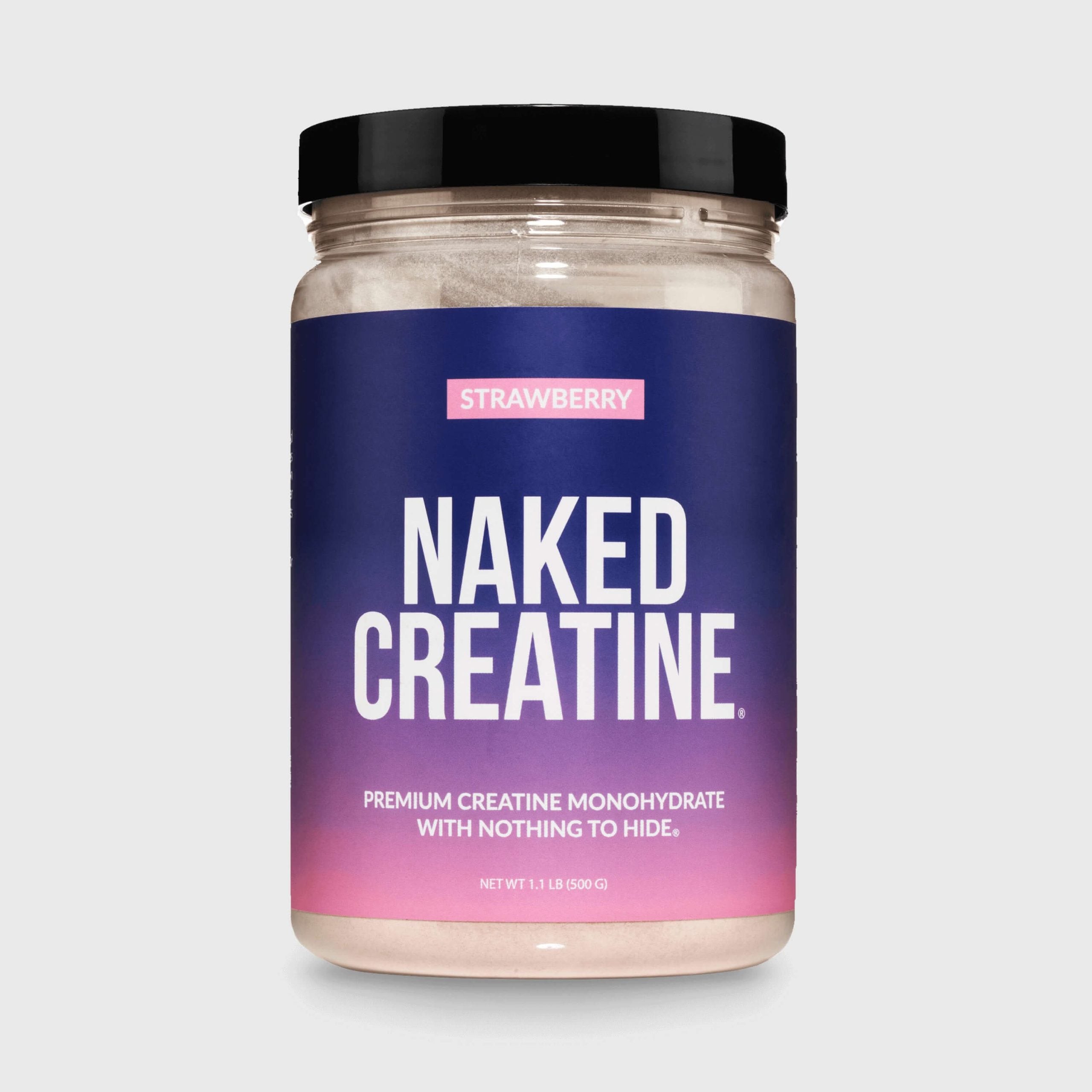 Strawberry Creatine Monohydrate Powder - Strawberry, Simple Performance Training Support