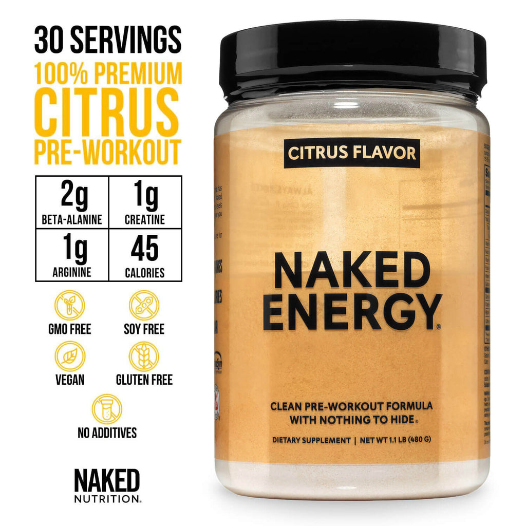 Citrus Pre Workout Supplement - Citrus, Active Performance Support Blend