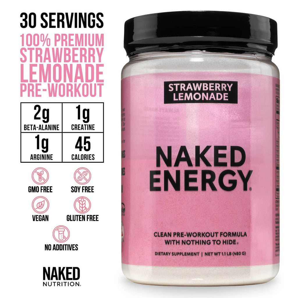 Strawberry Lemonade Pre Workout Supplement - Strawberry Lemonade, Active Performance Support Blend