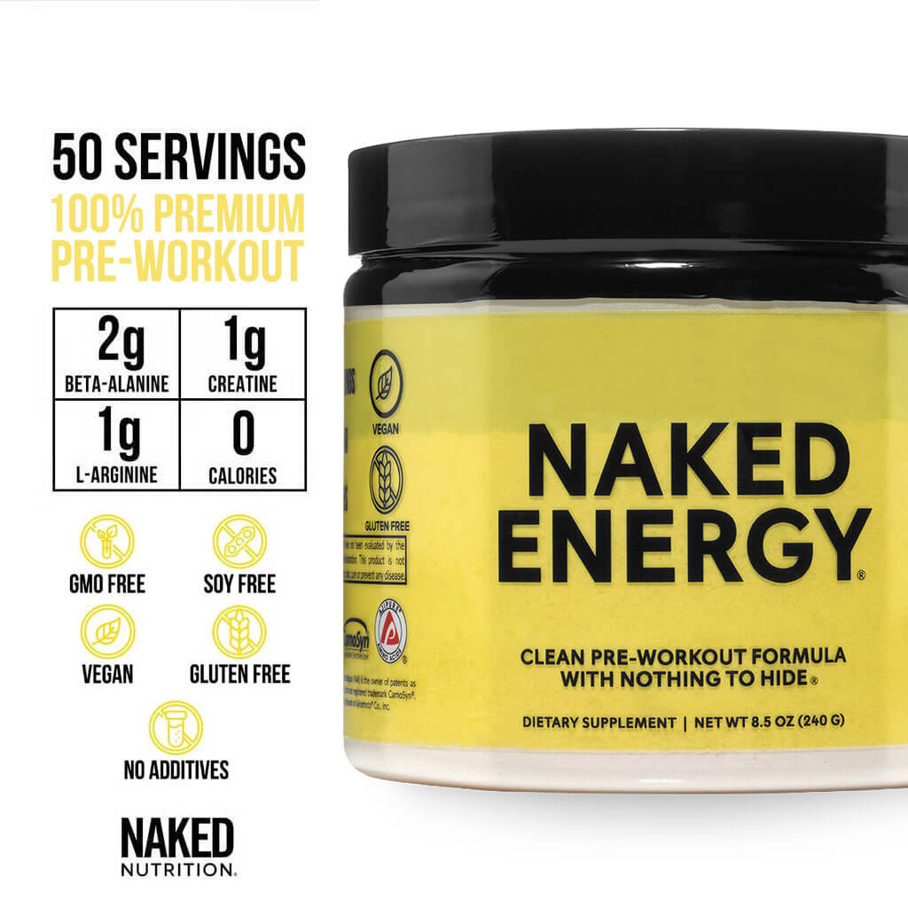 Pre Workout Supplement - Unflavored, Active Performance Support Blend