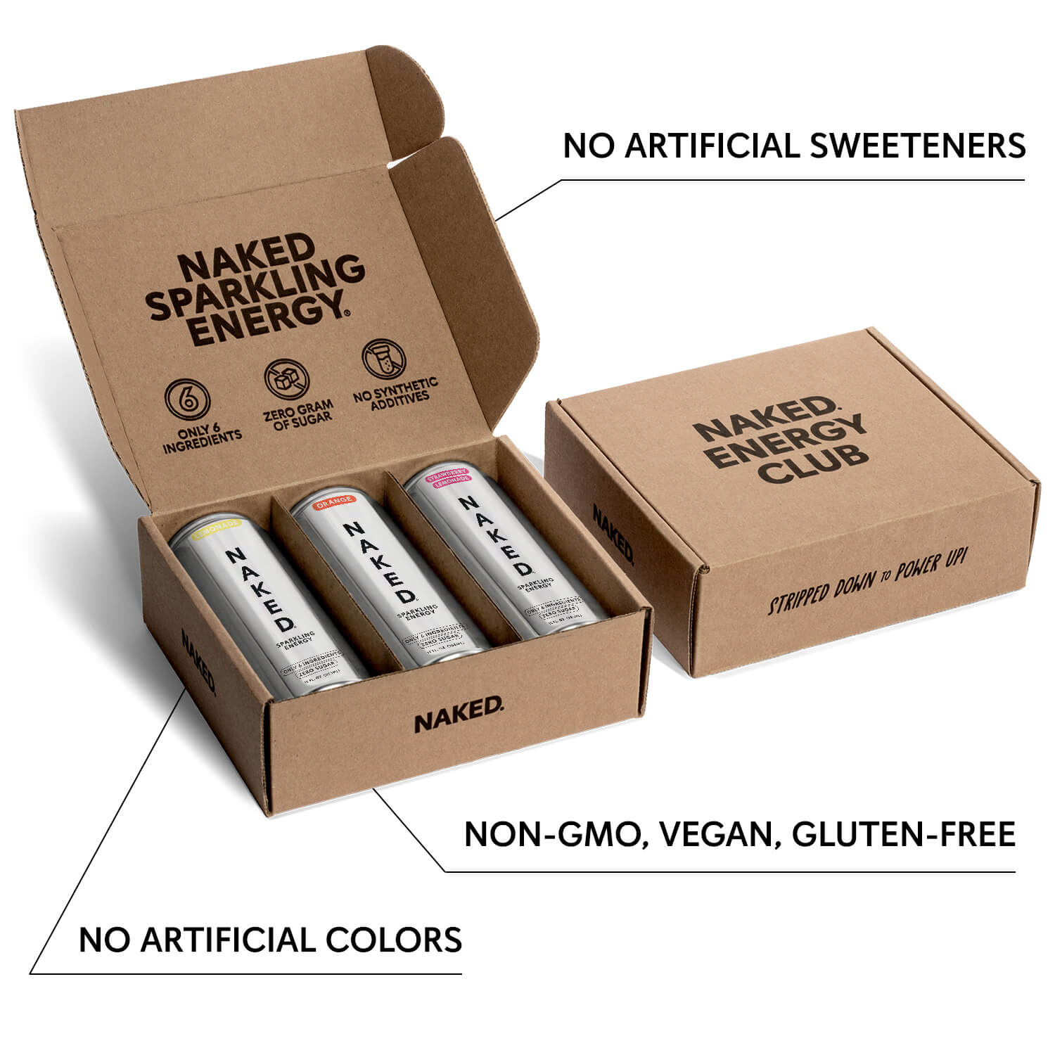 Sparkling Energy Sample Kits - Sample Pack, Minimal Ingredient Health Support