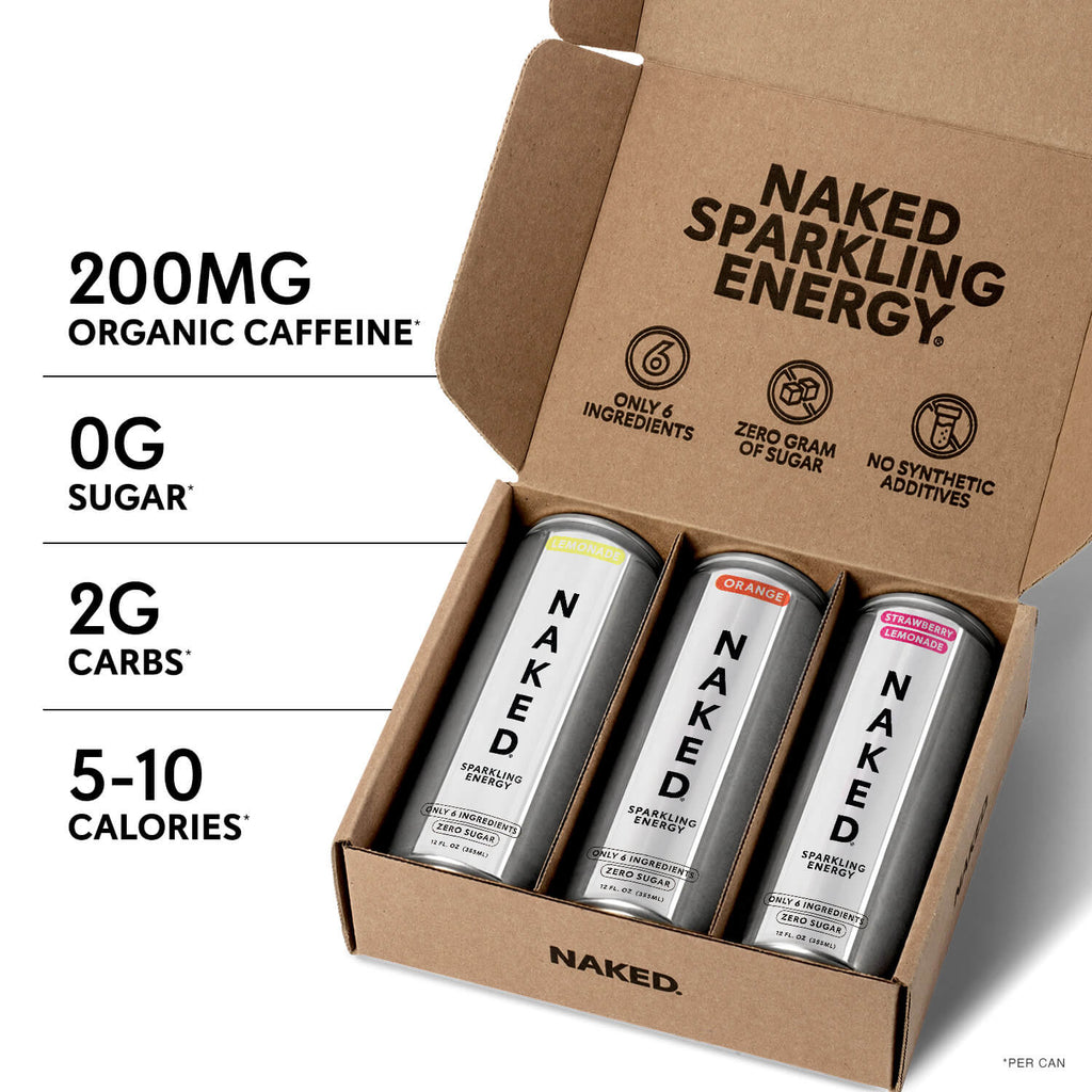 Sparkling Energy Sample Kits - Sample Pack, Minimal Ingredient Health Support