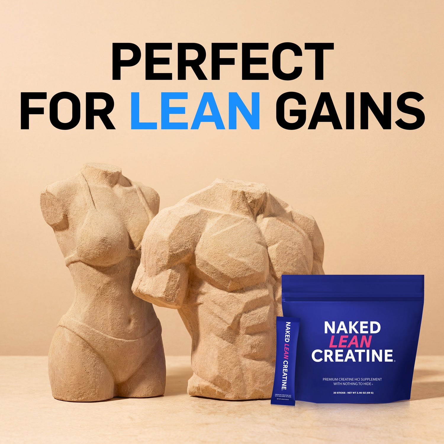Creatine HCl Travel Packets - Stick Packs, Simple Performance Training Support