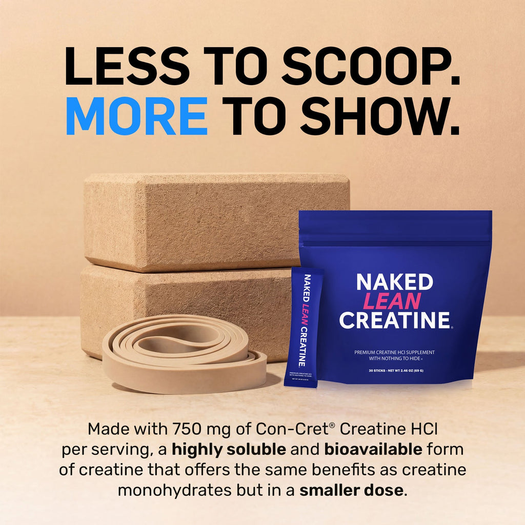 Creatine HCl Travel Packets - Stick Packs, Simple Performance Training Support