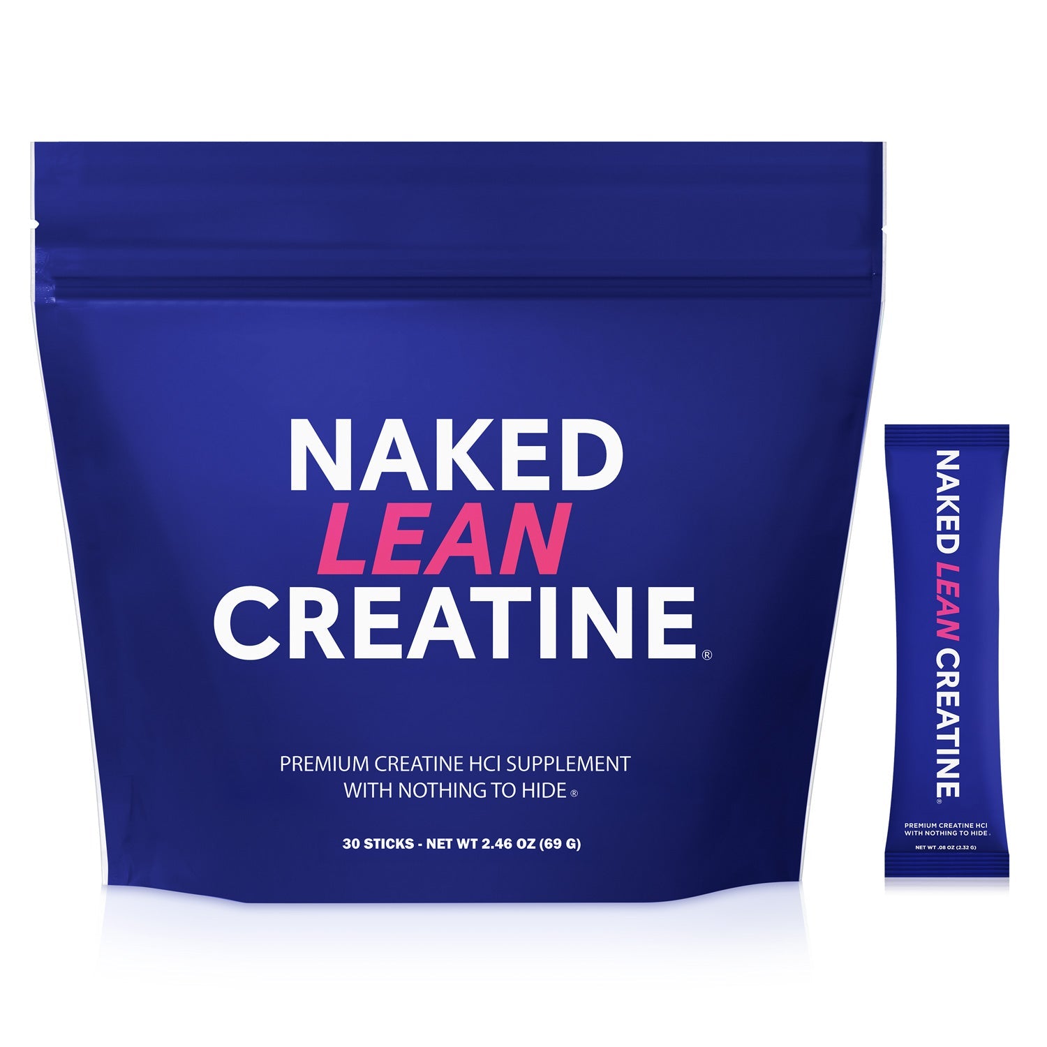 Creatine HCl Travel Packets - Stick Packs, Simple Performance Training Support