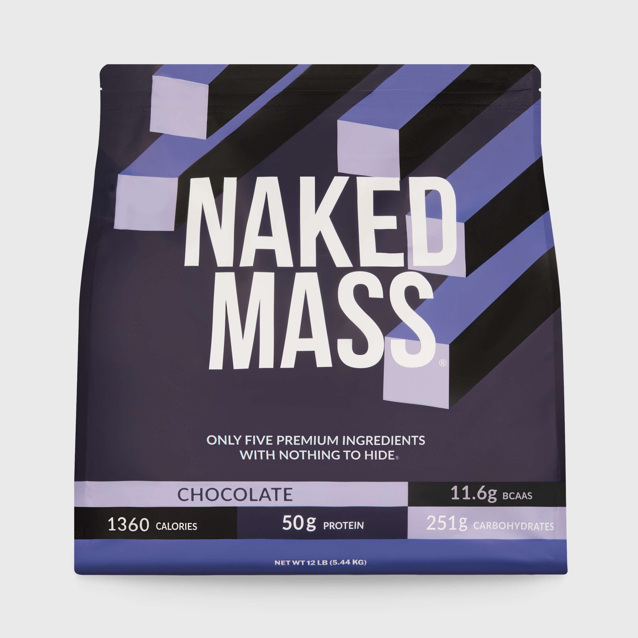 Chocolate Mass Gainer Protein Supplement - Chocolate 12LB, Daily Calorie Boost Blend