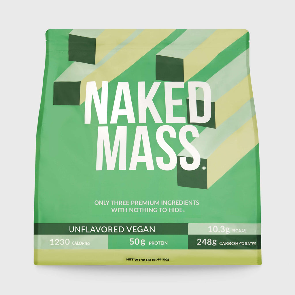 Vegan Mass Gainer Supplement - Unflavored (Vegan) 12LB, Daily Calorie Boost Blend