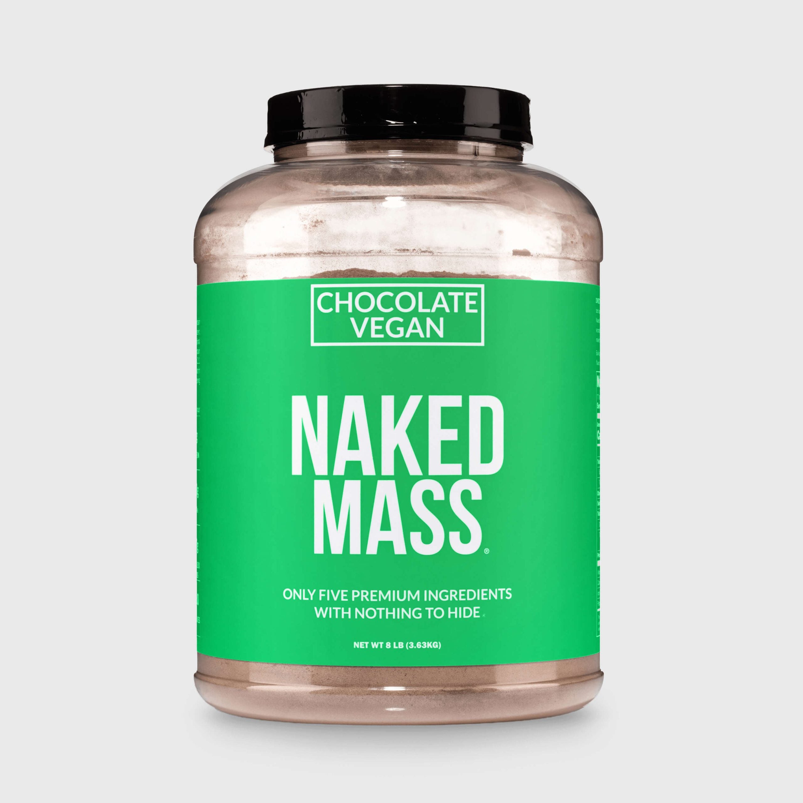 Chocolate Vegan Mass Gainer Supplement - Chocolate (Vegan), Daily Calorie Boost Blend
