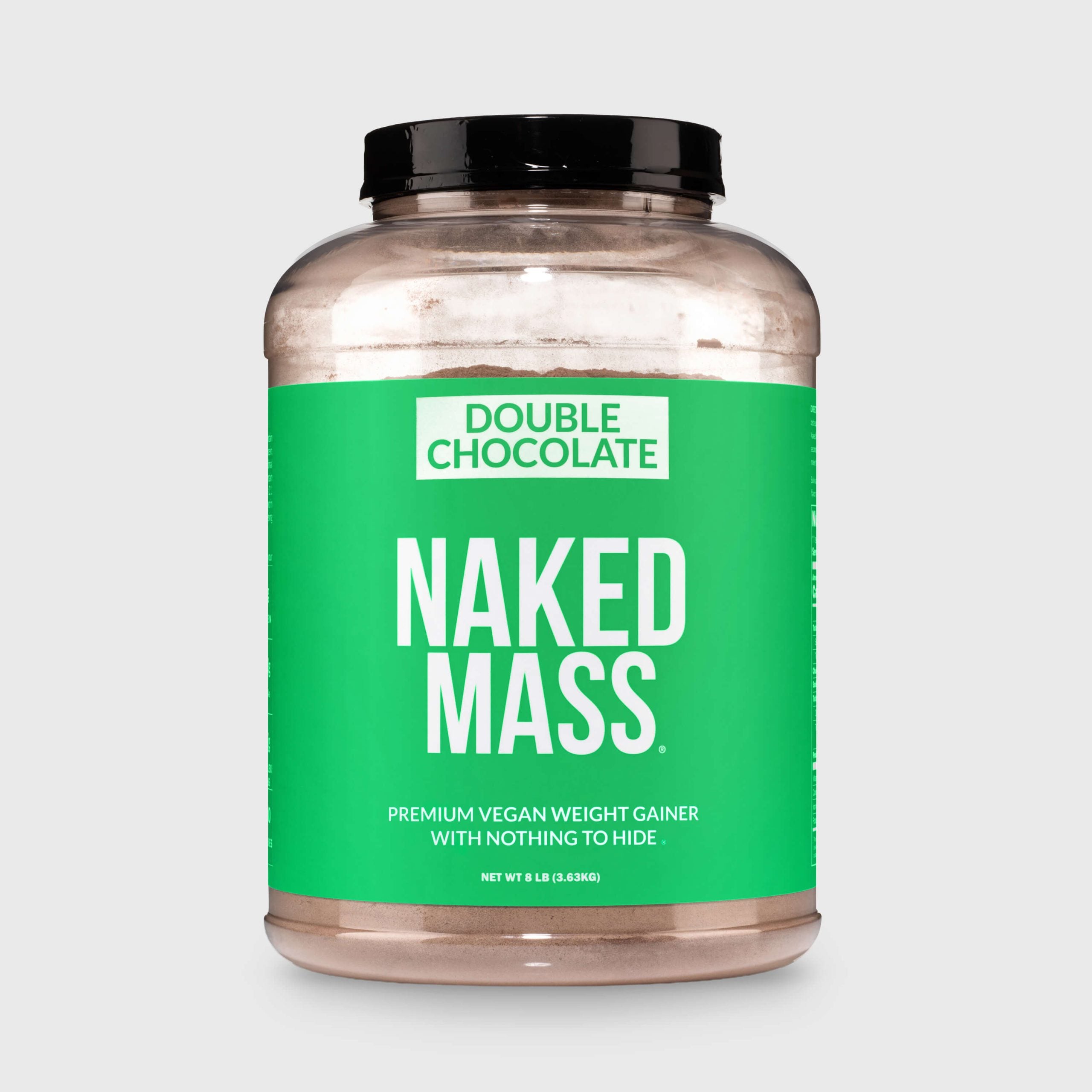 Double Chocolate Vegan Mass Gainer Supplement - Double Chocolate (Vegan), Daily Calorie Boost Blend