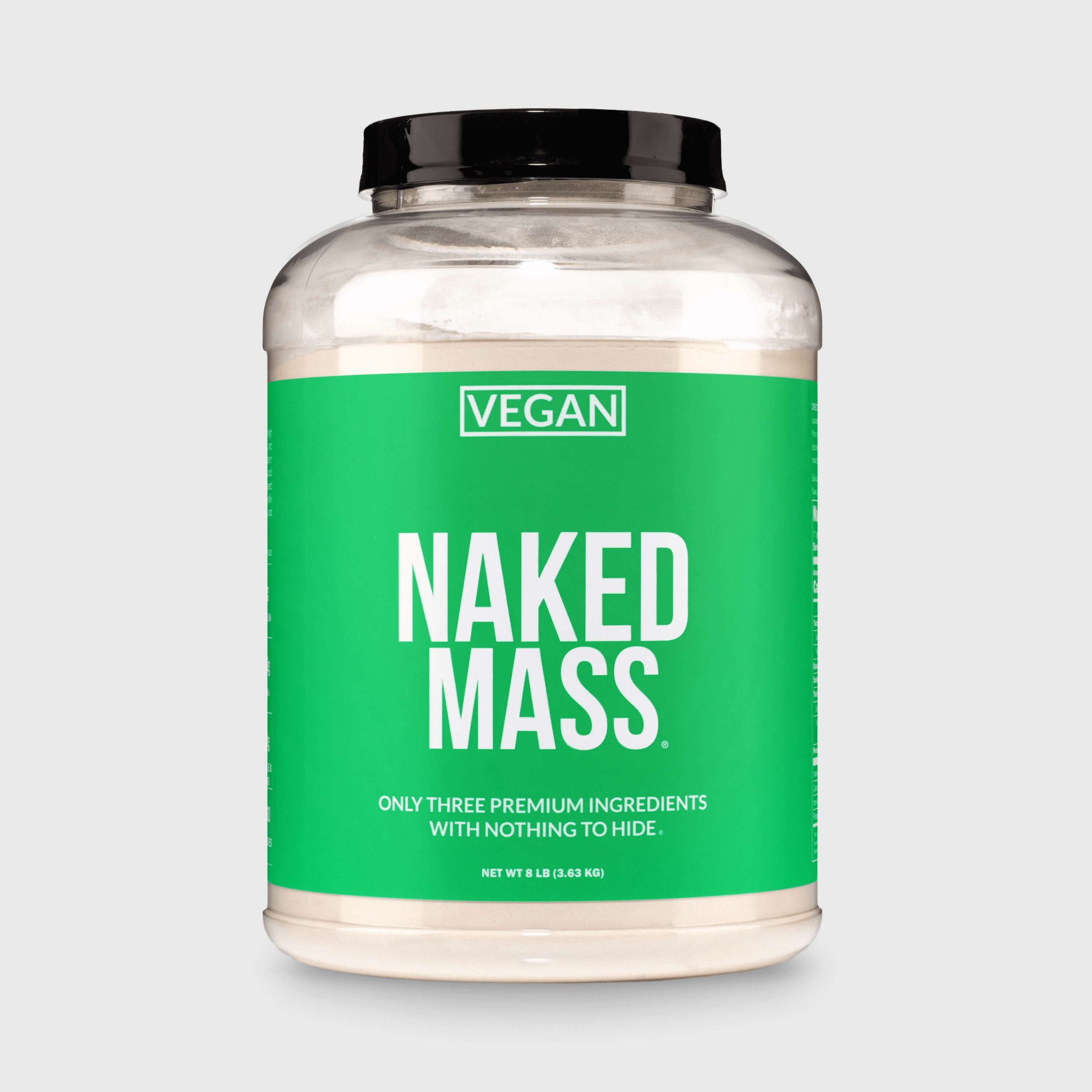 Vegan Mass Gainer Supplement - Unflavored (Vegan), Daily Calorie Boost Blend