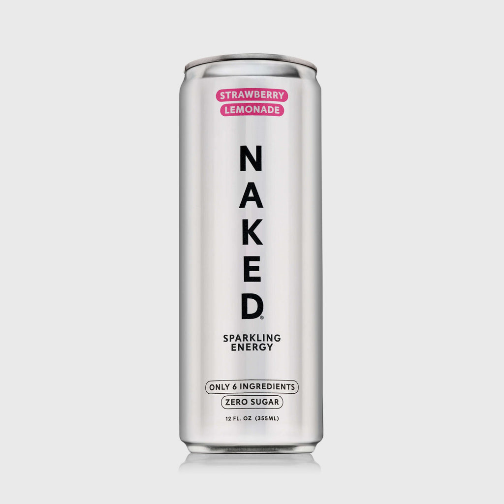 Strawberry Lemonade Naked Sparkling Energy - Strawberry Lemonade, Minimal Ingredient Health Support