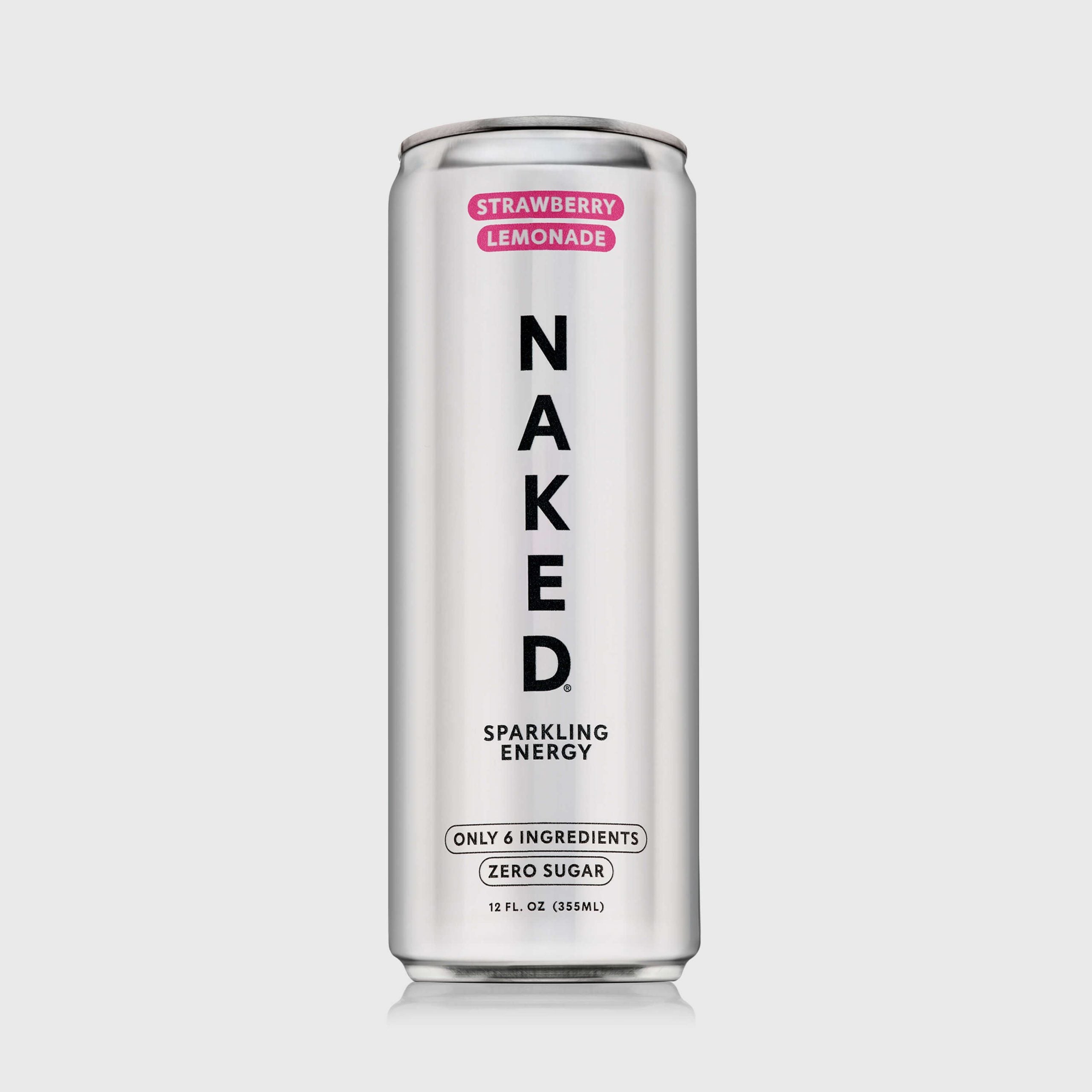 Strawberry Lemonade Naked Sparkling Energy - Strawberry Lemonade, Minimal Ingredient Health Support