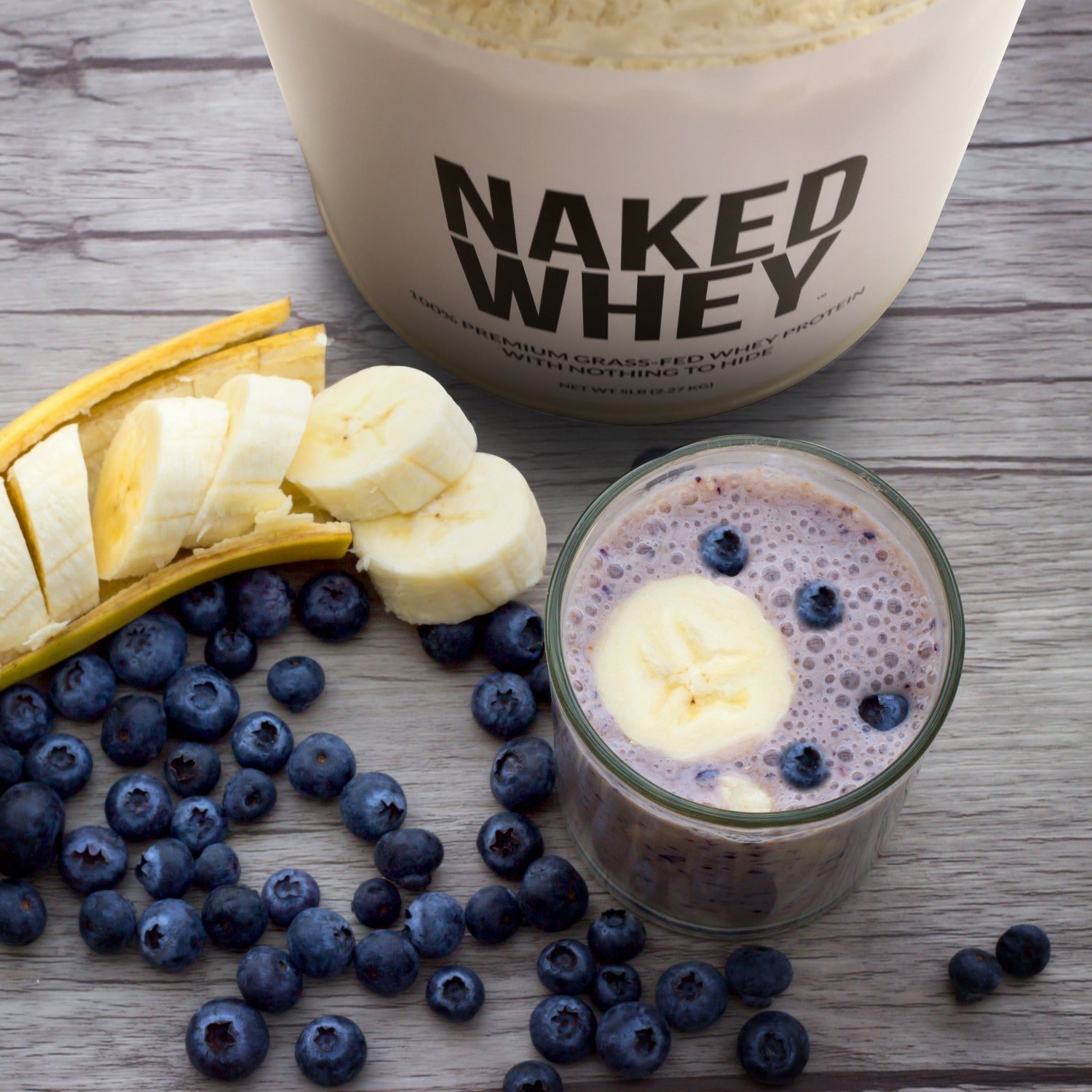 Grass Fed Whey Protein Powder - Unflavored, Pure Protein For Everyday Use