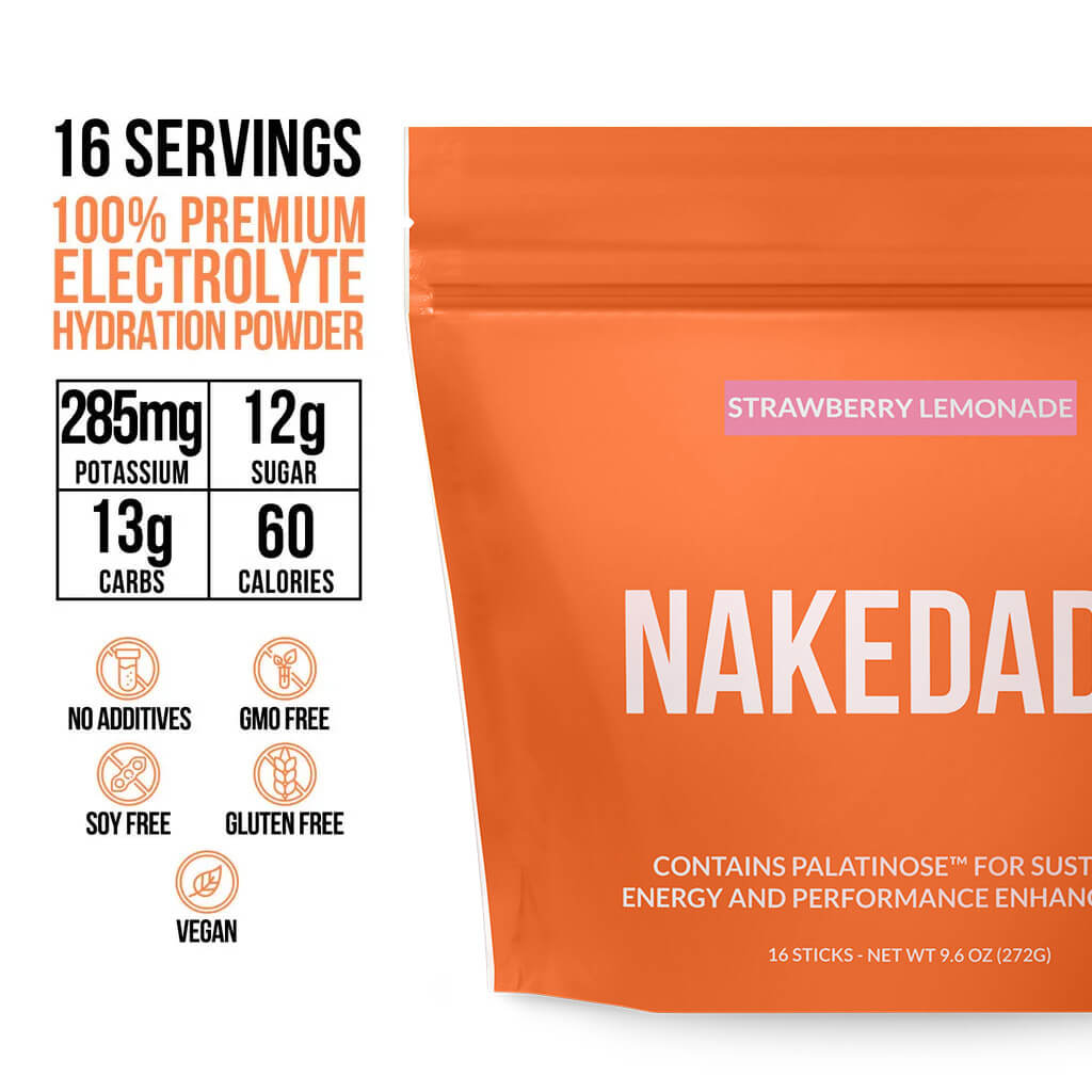 Electrolytes Powder Packets - Strawberry Lemonade - Strawberry Lemonade, Simple Mineral Hydration Support