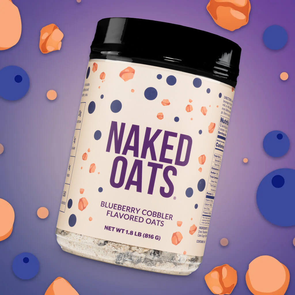 Blueberry Cobbler Protein Oats - Blueberry Cobbler, Minimal Ingredient Health Support