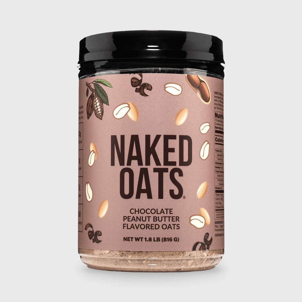 Chocolate Peanut Butter Protein Oats - Chocolate Peanut Butter, Minimal Ingredient Health Support