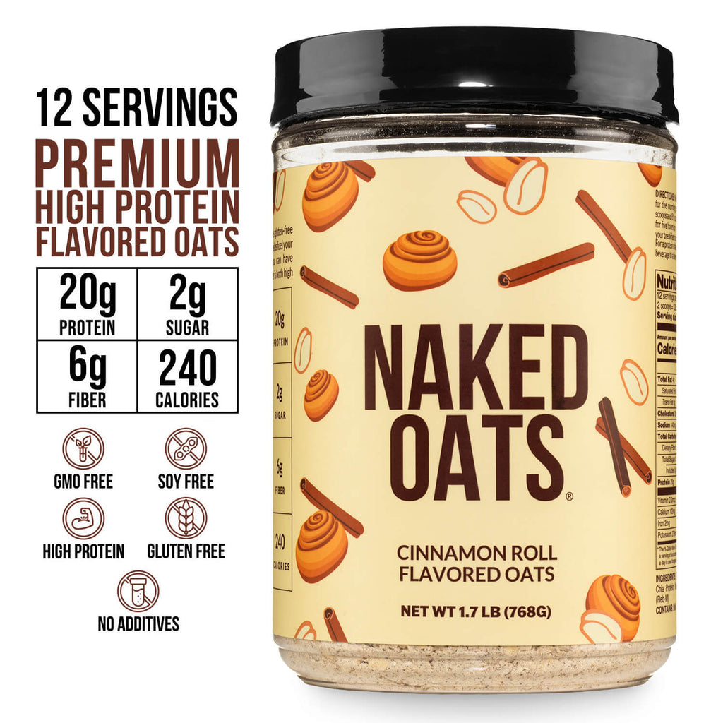 Cinnamon Roll Protein Oats - Cinnamon Roll, Minimal Ingredient Health Support