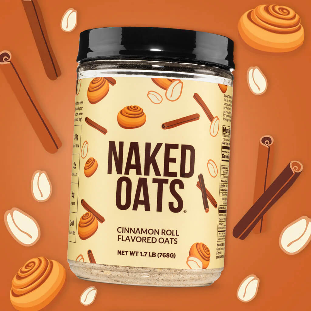 Cinnamon Roll Protein Oats - Cinnamon Roll, Minimal Ingredient Health Support