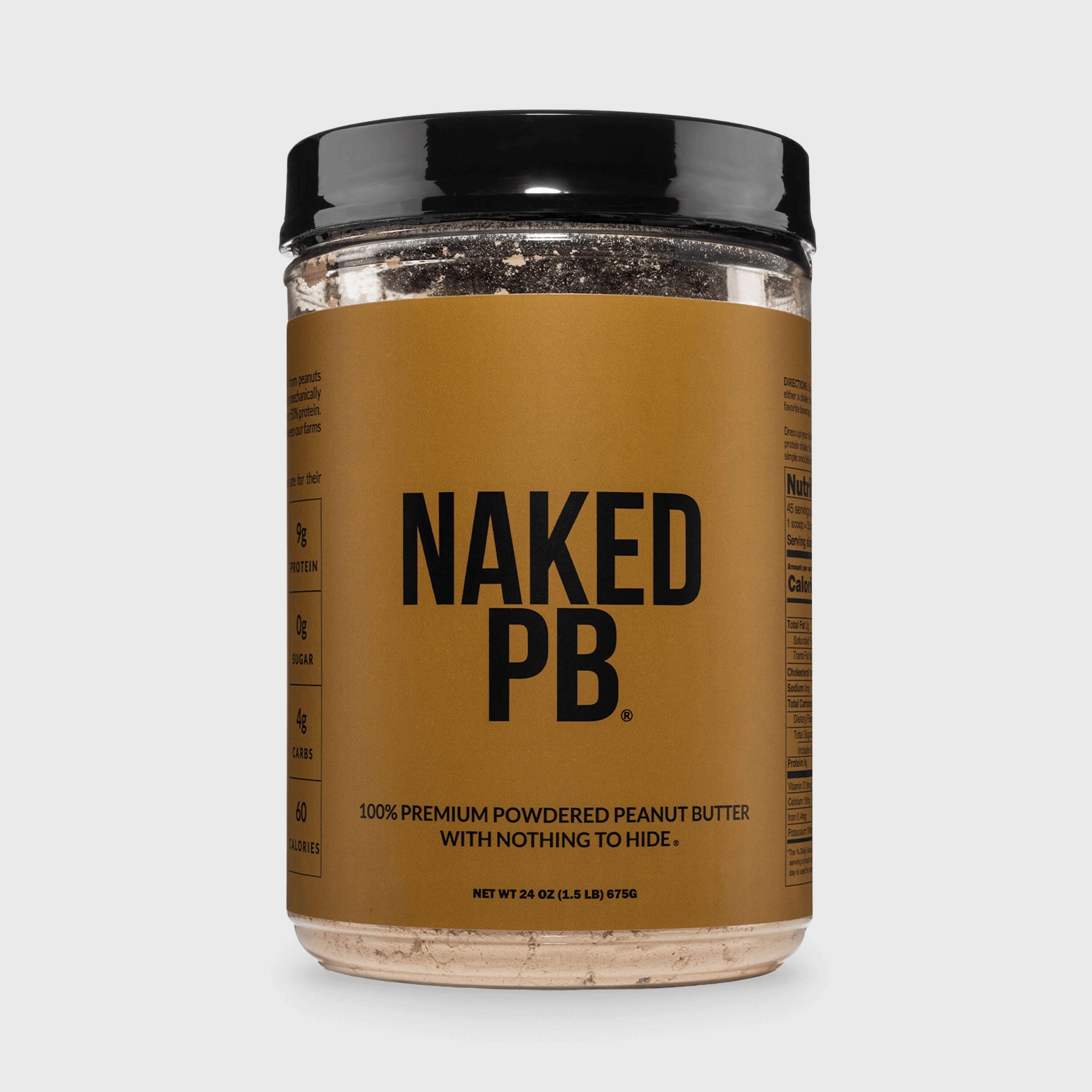 Powdered Peanut Butter - PB - 1.5 LB, Easy Mixing Nutrition Support