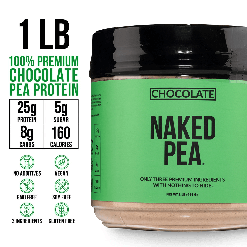 Chocolate Pea Protein Powder - Chocolate, Smooth Plant Protein For Shakes