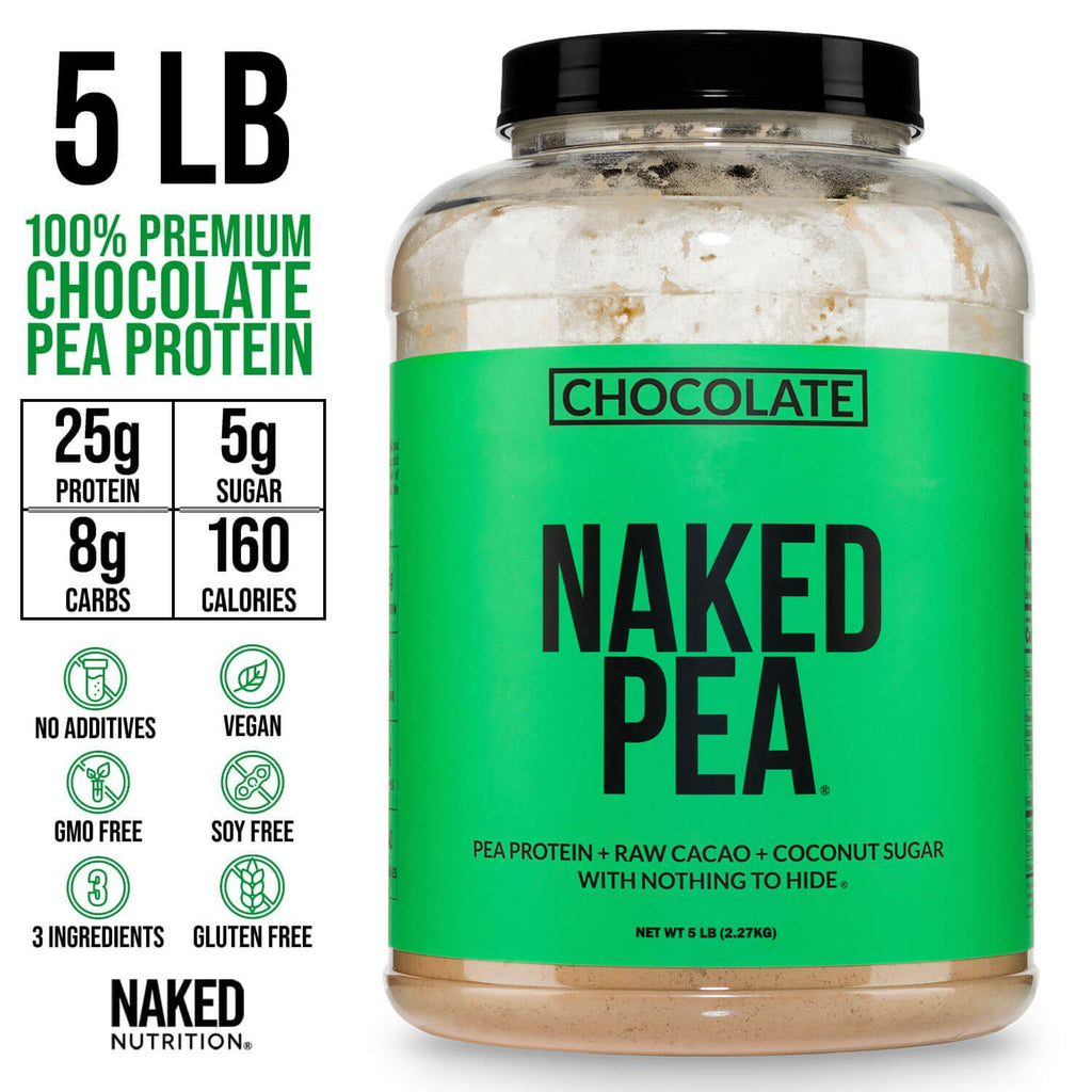 Chocolate Pea Protein Powder - Chocolate, Smooth Plant Protein For Shakes