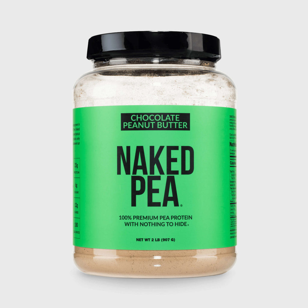 Chocolate Peanut Butter Pea Protein Powder - Chocolate PB, Smooth Plant Protein For Shakes