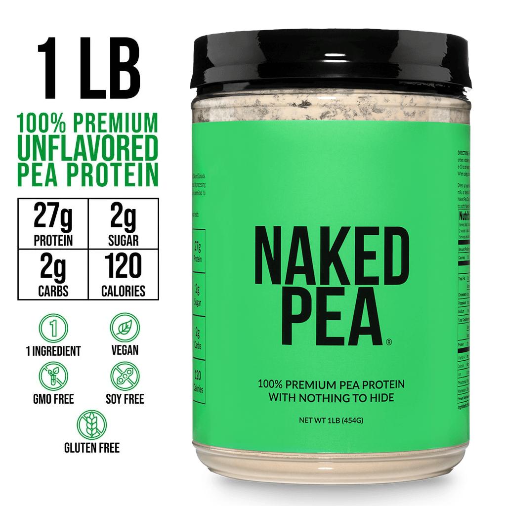 Pea Protein Powder 1lb - Unflavored, Smooth Plant Protein For Shakes