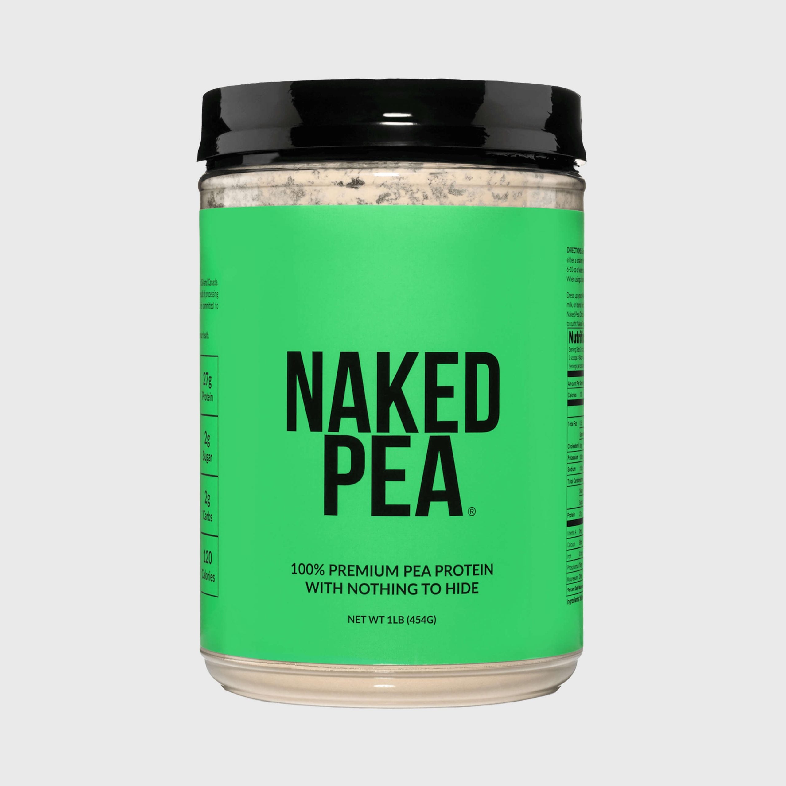 Pea Protein Powder 1lb - Unflavored, Smooth Plant Protein For Shakes