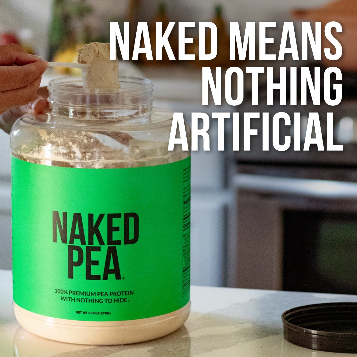 Pea Protein Powder - Unflavored, Smooth Plant Protein For Shakes