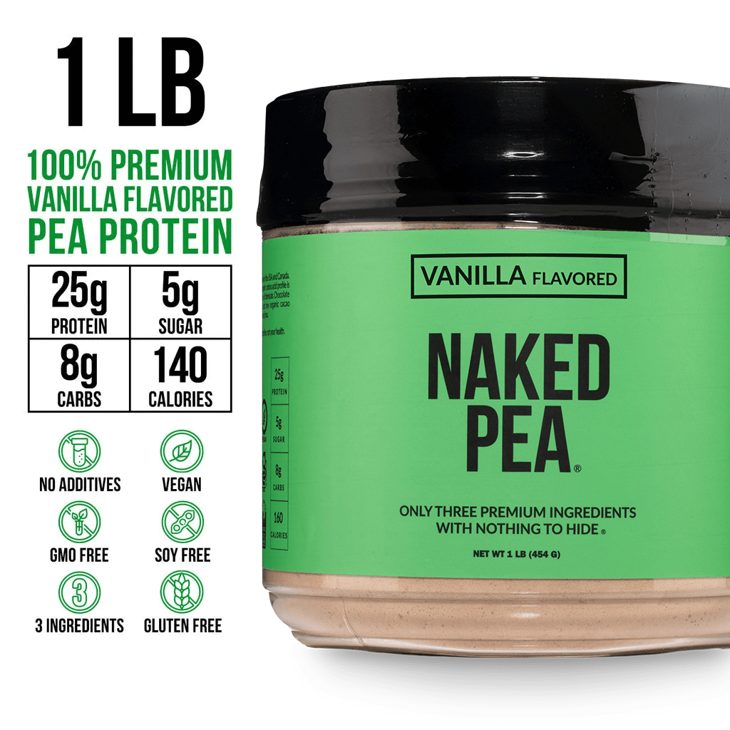 Vanilla Pea Protein Powder - Vanilla, Smooth Plant Protein For Shakes