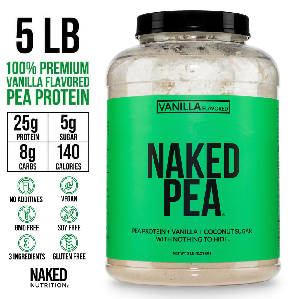 Vanilla Pea Protein Powder - Vanilla, Smooth Plant Protein For Shakes