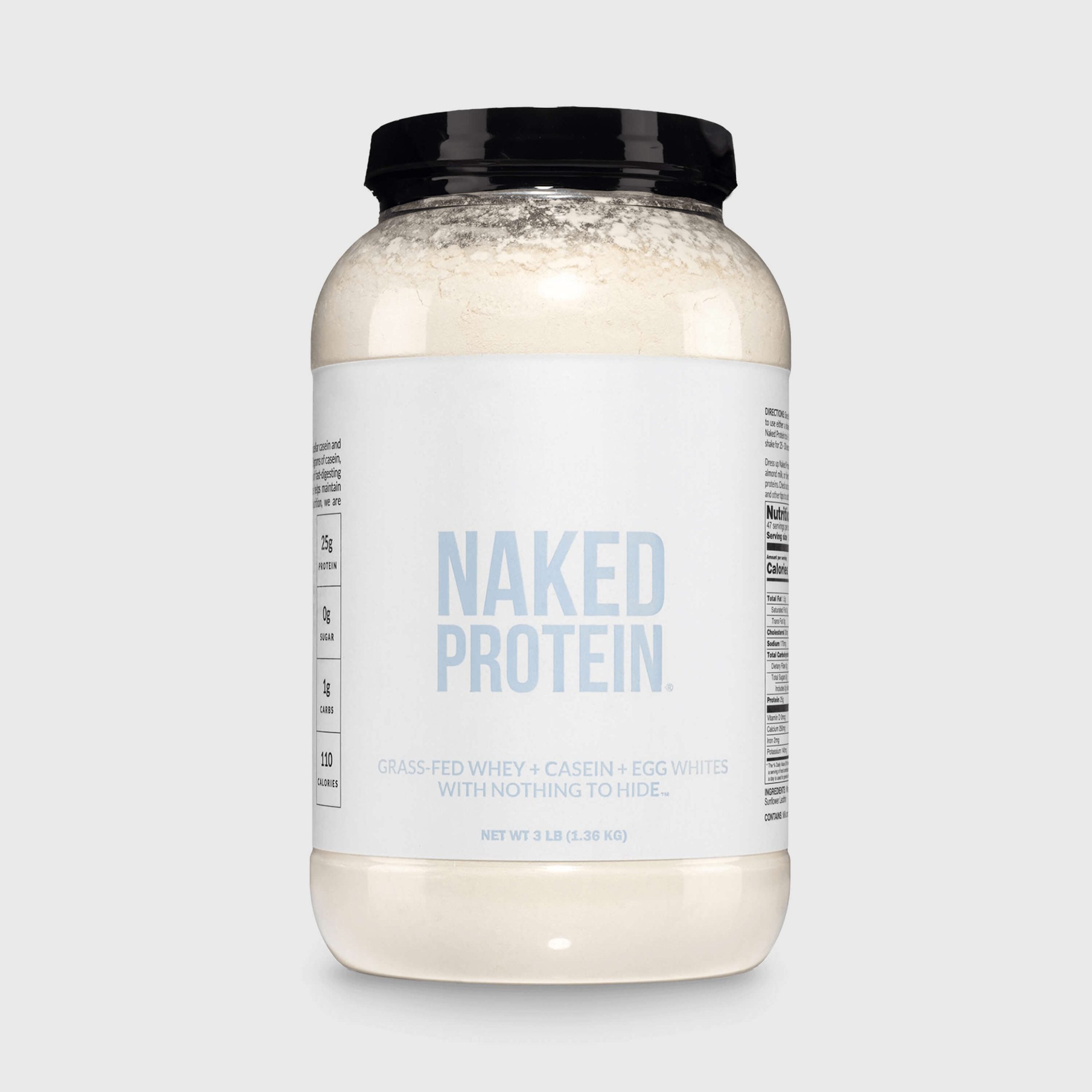 Protein Powder Blend - 3LB Egg Whey & Casein Protein Blend - 3LB, Pure Protein For Everyday Use